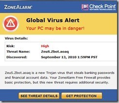 ZoneAlarm_ZeuS.Zbot.aoaq_Virus_Alert