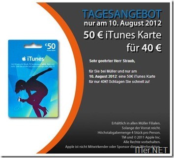 itunes-karten-müller-günstiger